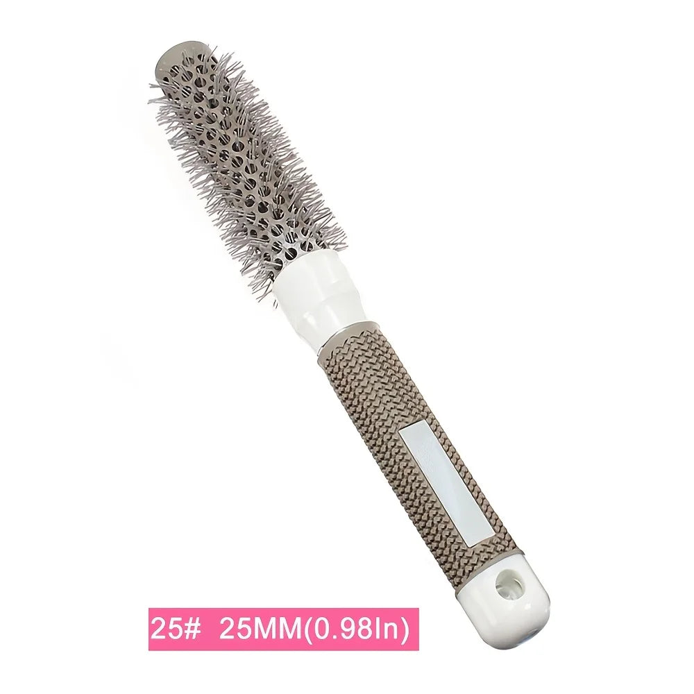 5 Sizes Round Hair Brush Set Curling Styling Brush Blow Dry Volume Comb for Long Short Thick Thin Hair Salon Home Use
