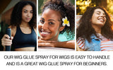 LOCKMIO 60ml Melting Spray Long Lasting Fast Drying Secure Hold Invisible Safety Ingredients Protect Scalp Skin Wig  Lace Front