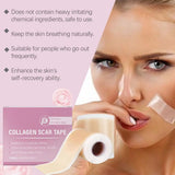 1 Roll Silicone Scar Sheets , 4cmX150cm Self-Adhesive Scar Cover Tape Reusable and Effective Skin Care Strips collagen scar tape