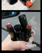 Lipstick Red Brown Lipstick Waterproof Moisturizing Mirror Lipstick Lip Gloss Natural Long-Lasting Makeup Valentine's Day Gift