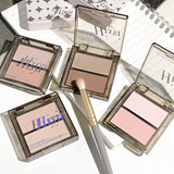 Medium skin tone matte waterproof contouring tray, medium concealer contouring powder, portable size less than 1 liquid ounce, n