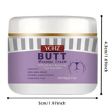 Butt Cream, Containing Vitamin E - Instant Butt-Lifting and Firming Massage Gel, Moisturizing and Plumping Cream, Specially Designed for Butt Shaping and Care - 60g