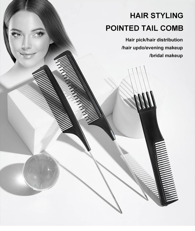 1/3pcs Hair Comb Brush Hair Smoothing Comb Professional Brush Portable Fluffy Hairdressing Comb Anti Static Styling Tools