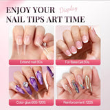 Convenient Handheld UV/LED Nail Lamp Set Handheld Light with Stand LCD Display USB Gel Nail Dryer for Quick Curing All