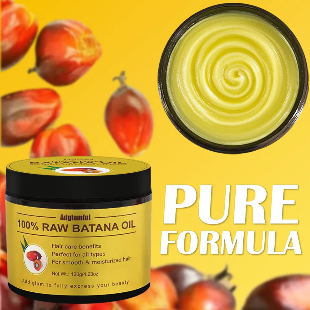 Batana Hair Oil 120g – No-Rinse Treatment, Repairs Split Ends & Breakage, Hydrates & Smooths, Adds Shine, Non-Greasy
