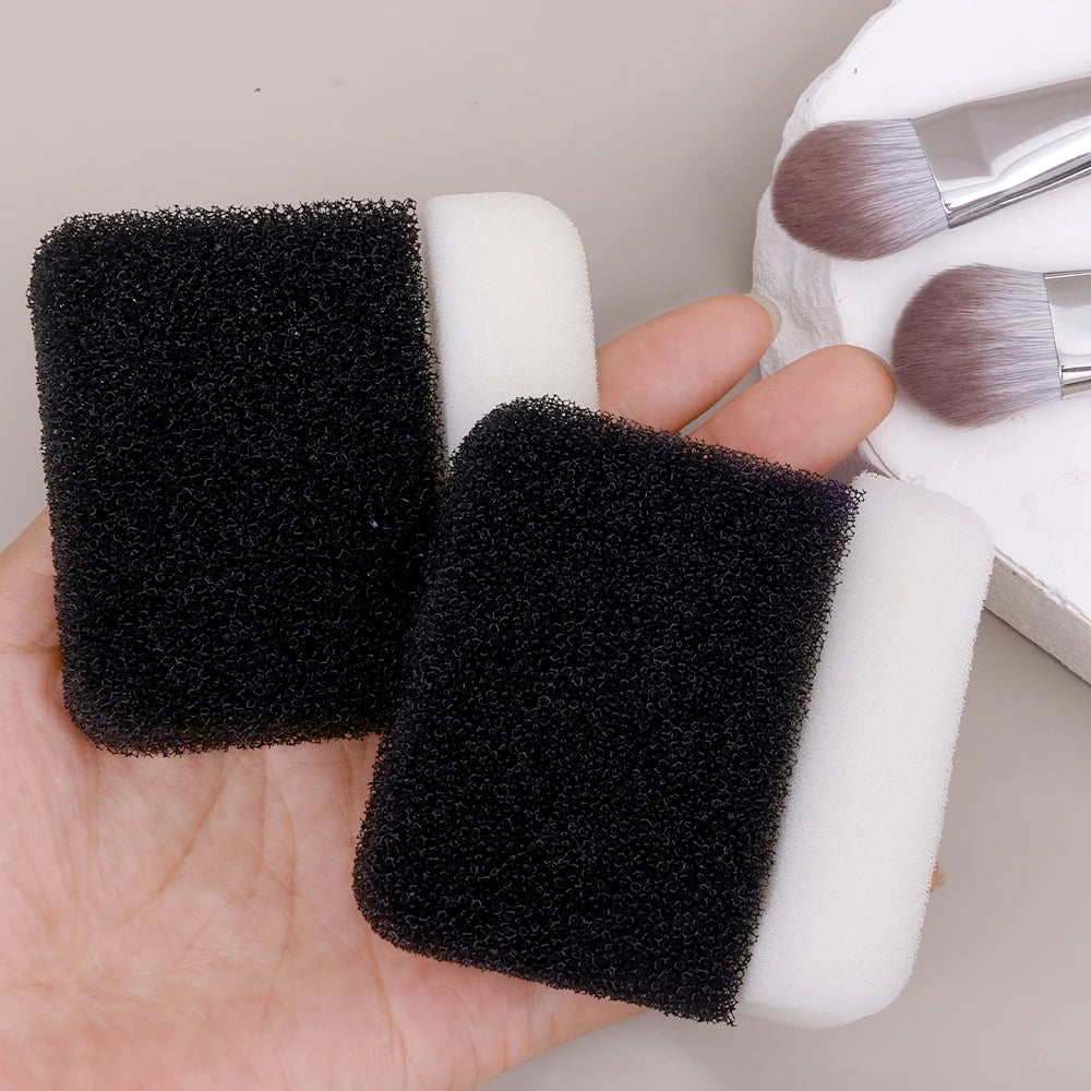 New Makeup Brush Cleaning Box Sponge Puff Cleaner Quick Cleaning Sponge Brushes No Damage To Bristles Box Cleaning Cleaner Tools