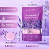 Lavender Shower Tablet Natural Essential Oil Shower Moisturizing Stress Relieving Bath Salt Tablets Suitable for Women and Men