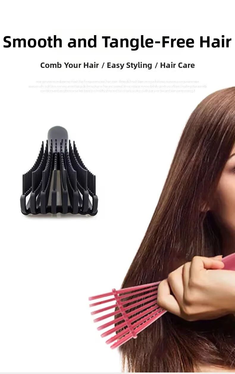 Hair Comb Detangling Brush Scalp Massage Hair Brush Detangler Brush for Curly Hair Thick Octopus Hairbrush Women Men Salon