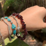 Natural Garnet Bracelet For Woman Crystal Bracelet Jewelry Red Stones Healing Energy Gift Lucky