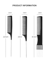 1/3pcs Hair Comb Brush Hair Smoothing Comb Professional Brush Portable Fluffy Hairdressing Comb Anti Static Styling Tools