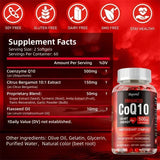 CoQ10 Supplement - Supports Heart and Cardiovascular Health, Anti-Aging, Energy Supplement, Gluten-Free, Non-GMO