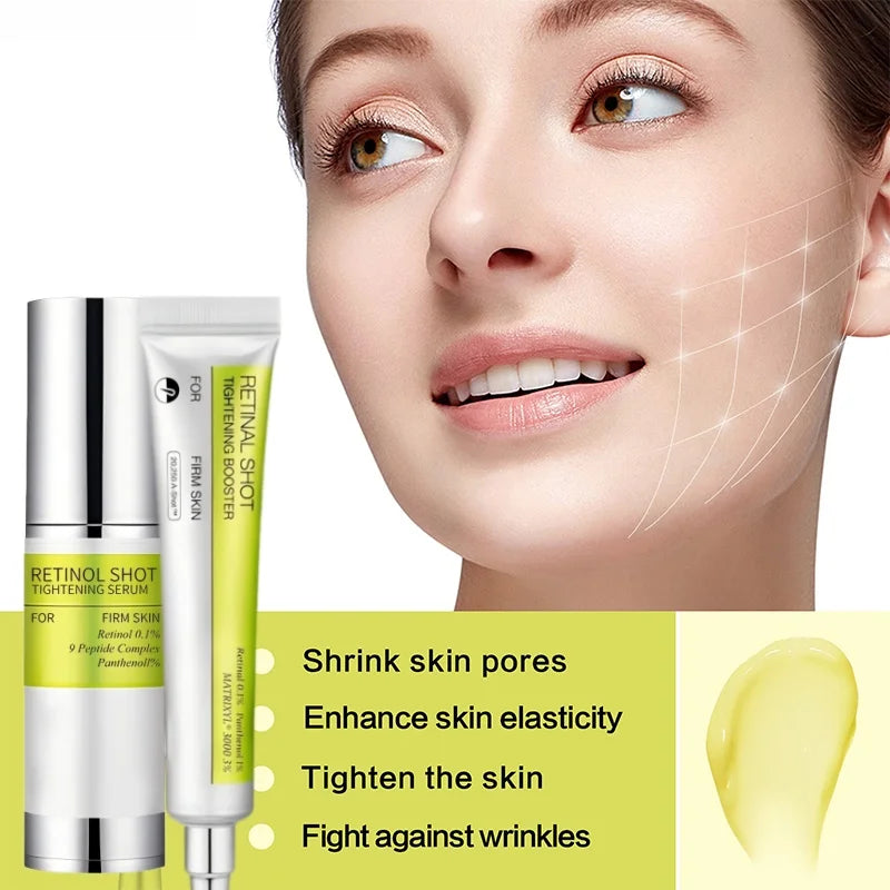 Korean Retinol Moisturizing Essence Anti-aging Lighten Dark Circles Wrinkles Eye Cream Firming Brighten Skin Vitamin C Essence