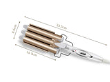 Professional Hair Tools Curling Iron Ceramic Triple Barrel Hair Styler Hair Waver Styling Tools Hair Curlers Electric Curling