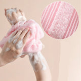 Japanese Nylon Exfoliating Back Rubbing Wash Cloth Body Scrub Towel Shower Sponge Bathroom Accessories