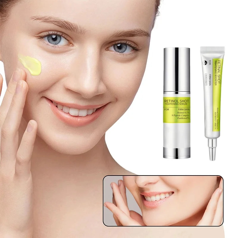 Korean Retinol Moisturizing Essence Anti-aging Lighten Dark Circles Wrinkles Eye Cream Firming Brighten Skin Vitamin C Essence