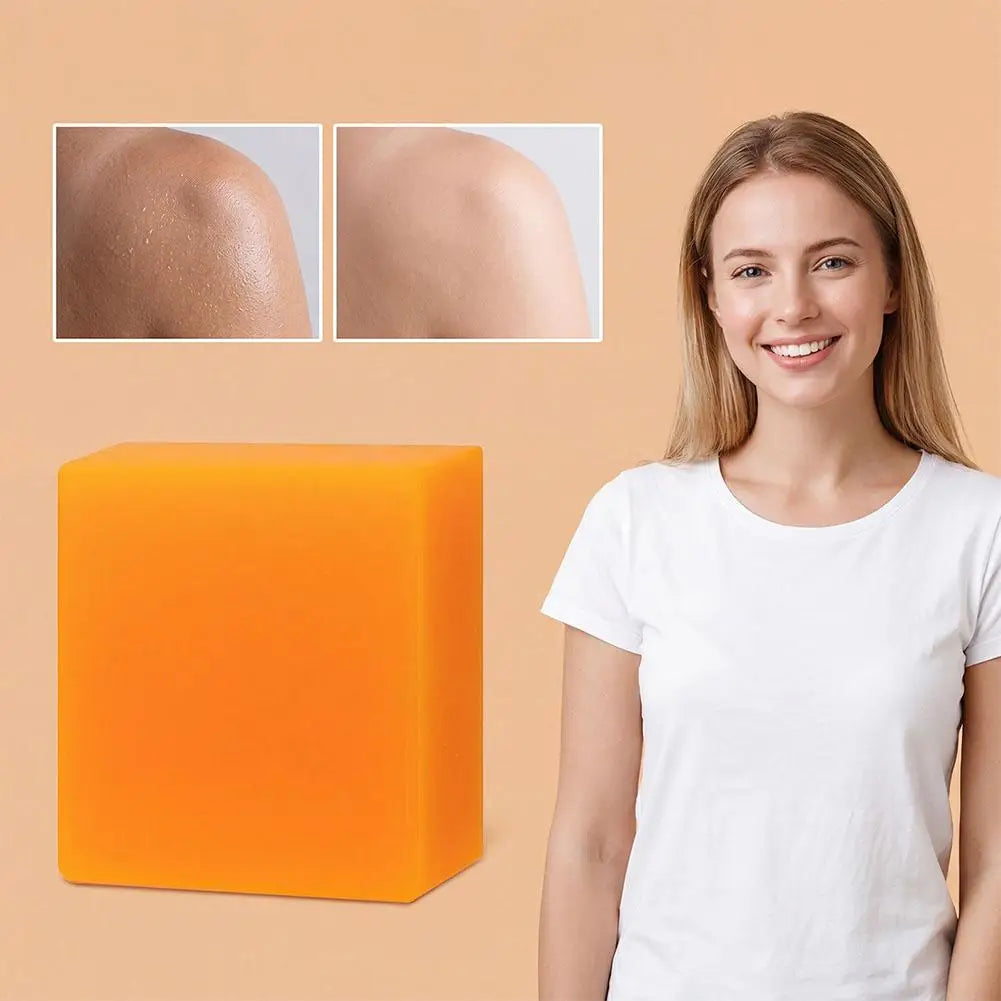 Persimmon Soap Bar for Body Odor Removal, Handmade Persimmon Green Tea Soap for Face and Body Wash Gentle Deodorant Bar