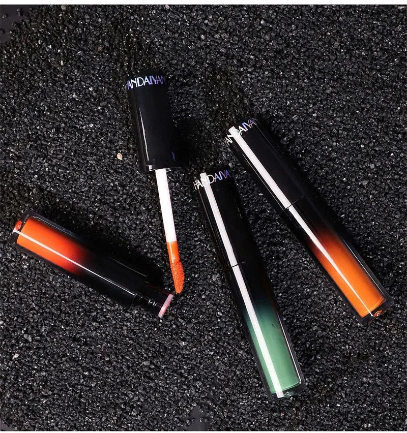 12 Color Halloween Dark Lip Gloss Matte Colorful Non Fade Liquid Lipstick Kit Waterproof Lasting Black Red Blue Velvet Lipsticks