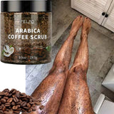 MELAO Arabica Coffee Scrub - All Natural Exfoliating Body Scrub for Skin Care Dead Sea Salt and Arabica Coffee Moisturizing
