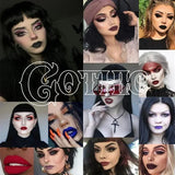 12 Color Halloween Dark Lip Gloss Matte Colorful Non Fade Liquid Lipstick Kit Waterproof Lasting Black Red Blue Velvet Lipsticks