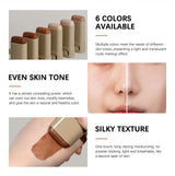 Skin Tint Foundation Stick Moisturizing & Non-Sticky Concealer Base Foundation Boosted Smooth Makeup Stick Woman Cosmetics