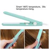 New Mini Hair Straightener Flat Iron Ceramic Curling Iron Short Hair Portable Dual-Use Curler Hair Styling Care For Traveling