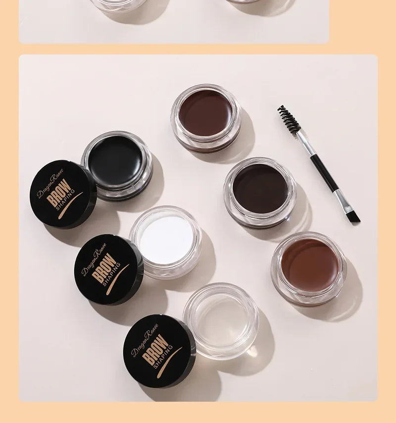Dragon Ranee 6color Wild Eyebrow Styling Eyebrow Cream Styling Eyebrow Gel Soap Wax White Eyebrow Cream