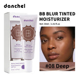 Matte Tinted Moisturizer BB Cream Long-Lasting Smooth Foundation Base Medium Coverage Blur Pores Even Skin Tone Non-greasy Makeu