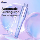 Tinsol 32mm Automatic Curling Iron Automatic Rotating Ceramic Curler Professional Curling Iron Curling Iron Curler