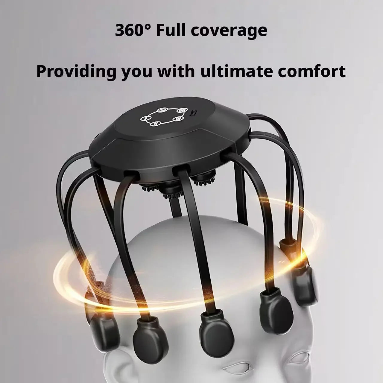 Electric Octopus Head Massager 10/14 Claws Smart Scalp Massage Device Relax Stress Relief Deep Tissue Home Head Spa Massager