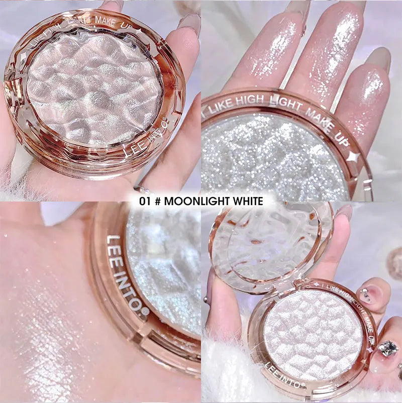 High gloss powder gloss glitter highlight contour palette natural gloss contour concealer lasting light