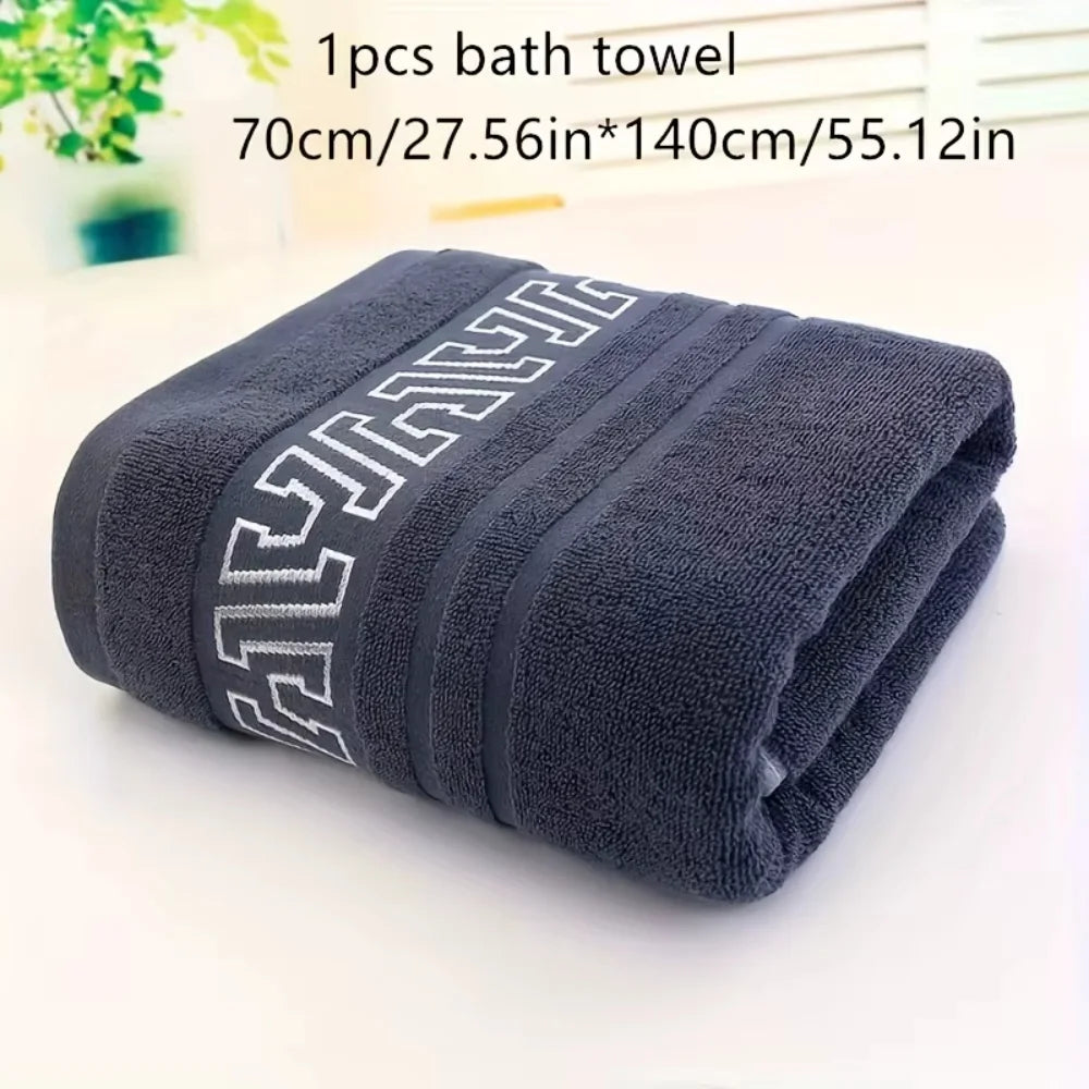 380g new pure cotton thick bath towel 70*140 soft absorbent no shedding colo