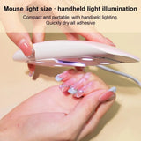 6W Foldable UV LED Nail Lamp Portable Manicure Dryer Machine Quick Drying Gel Polish Tool for Home Professional Use with USB