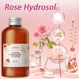 Damask Rose Hydrosol Rose Water Nourishing Skin Improve Dullness Facial Hydrating and Moisturizing Toner Face Serum Skincare