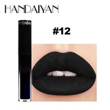 4pcs Matte Lipstick Set Waterproof Sexy Green Purple Black Lip Gloss Shiny Lip Tint Halloween Lip Makeup Tool Korean Cosmetics