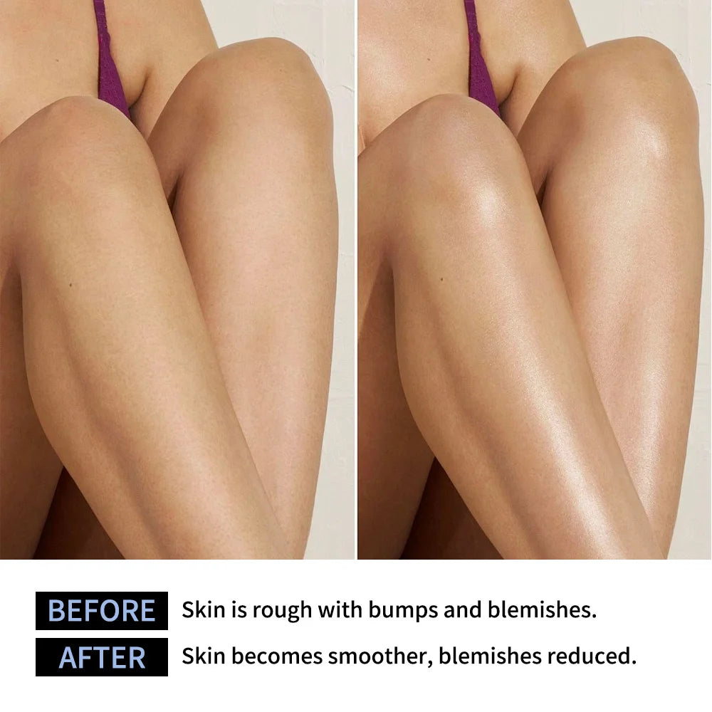 Lakerain Exfoliating Body Stick Multiple Glycolic Acid Cleaning Long-lasting Moisturizing Nourishing Smoothing Skin Care