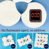 300/600/1200Pcs Pearl Pattern Makeup Remover Cotton Facial Cleaning Thick Cotton Pad Women Travel Makeup Remover For Dry Wet Use