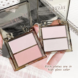 Medium skin tone matte waterproof contouring tray, medium concealer contouring powder, portable size less than 1 liquid ounce, n