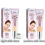 Barrier Support CC Cream SPF 50 Broad Spectrum Skin Brightening Makeup Primer Redness Control Base Long-lasting Face Makeup
