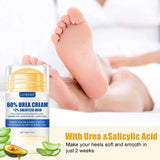 40g Ultra-Hydrating 60% Urea Foot Cream Aloe Vera for Softening Dry Cracked Feet - Gentle Exfoliation Daily Foot Care Solution