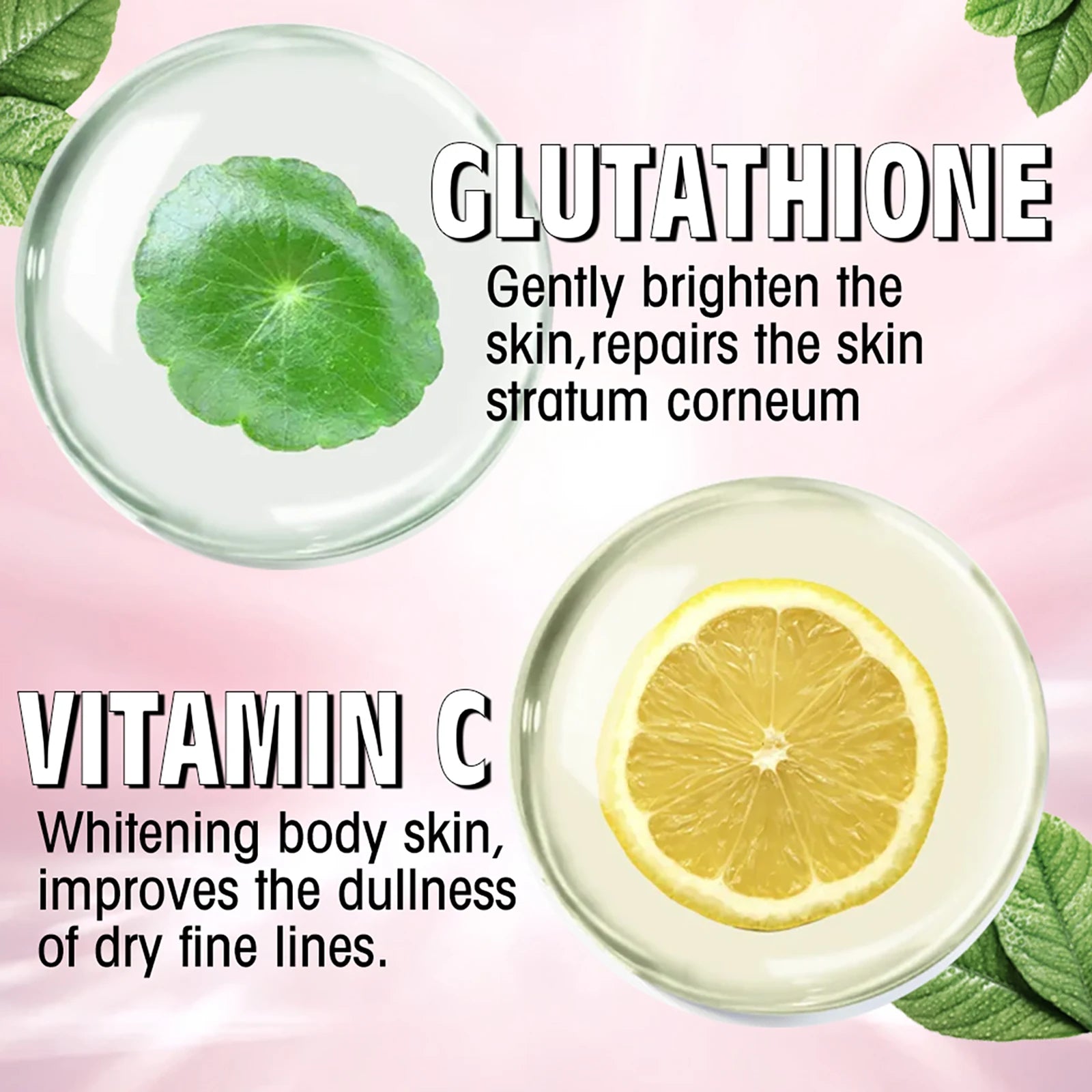 AILKE Whitening Skin Care Set, With Glutathion Vitamin C, Brighter Smoother Skin, Reduce Dark Spots, Clean Skin, Moisturizing