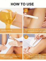 Viilife 120g Natural Sugar Wax – Gentle Adhesion for Painless Hair Removal, Suitable for All Skin Types, Full Body Use