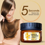 PURC No Steam Hair Mask Intensive Repair Dry Damaged Hair Smooth Silky Anti-Breakage Volumizing Hair Spa Treatment Conditioner
