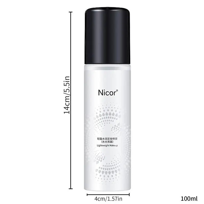 Facial Setting Spray 100ml Oil Control Setting Mist Spray For Women Natural Finish Setting Spray For Summer Makeup Cosmetics For