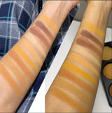 9-Color Waterproof Contour Concealer Matte Palette Medium to Deep Shades 3D Sculpting Oil Control Long Lasting Wear Makeup