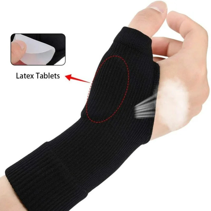 Wrist Thumb Compression Arthritis Gloves, Breathable Wrist Support Wrist Brace Wrist Sleeve With Gel Thumb Injury Pads