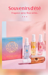 4pcs Women's Perfume Fragrance Set Box, Alcohol Free Body Spray, Lasting Fragrance and Fresh Fragrance, An Ideal Gift for Girls