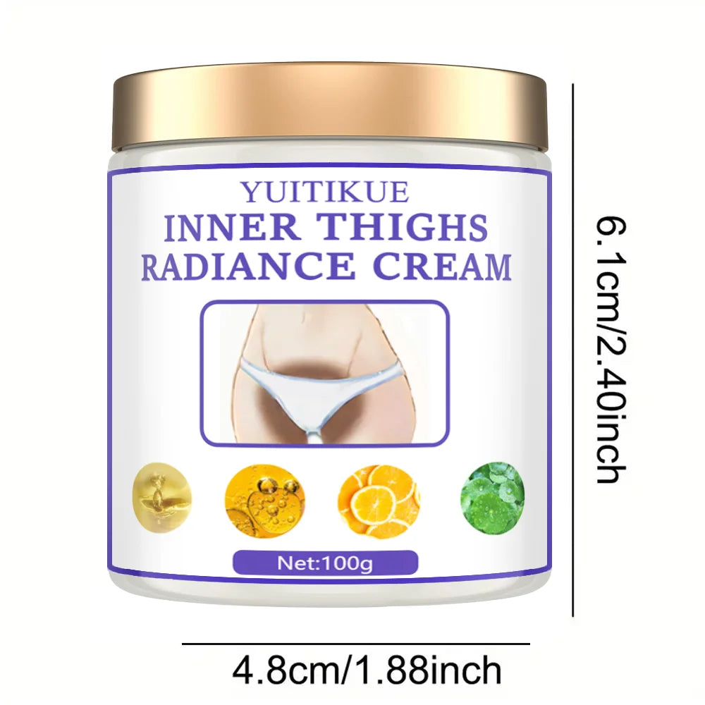 YUITIKUE Vitamin C Body Brightening Cream 100g - for Inner Thighs, Underarms & Private Areas, All-Over Radiance