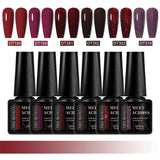 6pcs Gel Nail Polish Set HEMA Free 7ml Semi Permanent Soak Off UV Gel Varnish Nail Art Decoration Summer Nails Nail Supplies DIY