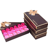 New In 18pcs Scented Rose Flower Petal Bath Body Soap Wedding Party Artificial Flowers Daily Necessities Free Shipping Items