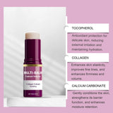 Calcium Multi Balm Stick Collagen Hydrating Glow Face Neck Moisturizer Portable Skin Care Stick For Women Daily Hydration Use